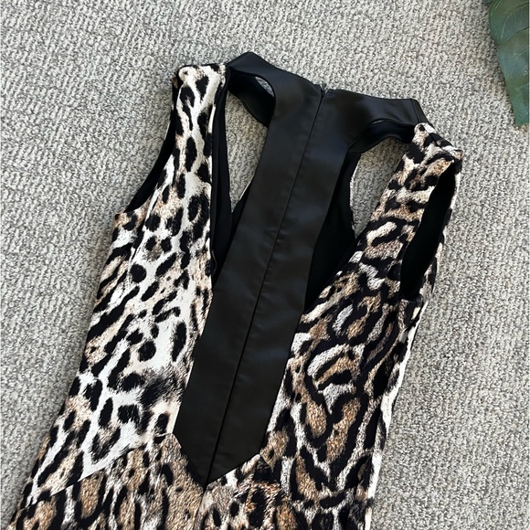 Just Cavalli Leopard Long Formal Dress Size L - Picture 7 of 14